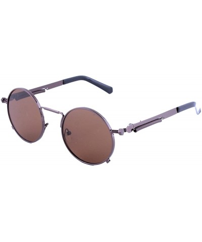 Round Retro round sunglasses steampunk retro sunglasses - CB11Y1OZIRD $22.46