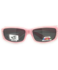 Rectangular Fit Over Sunglasses For Women - Polarized Fitover Sunglasses - Pink - CP18GLADOCY $11.32