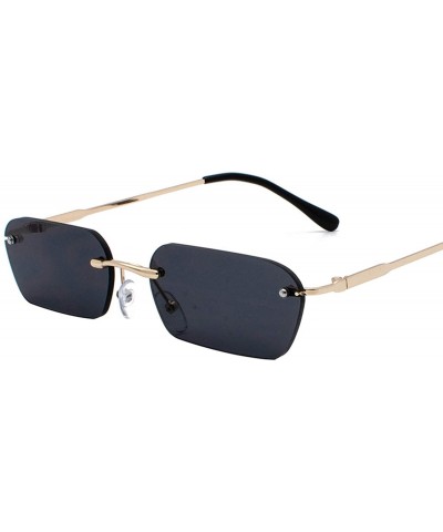 Aviator New Retro Classic Small Square Sunglasses Men Sun Glasses Women Vintage Metal Frame Lens Eyewear UV400 - 5 - CS198A7R...