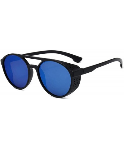 Oversized Sunglasses men's retro box trend sunglasses spread the impulse eye - Sand Black and Gray Tablets - CZ190MN6KNT $22.77