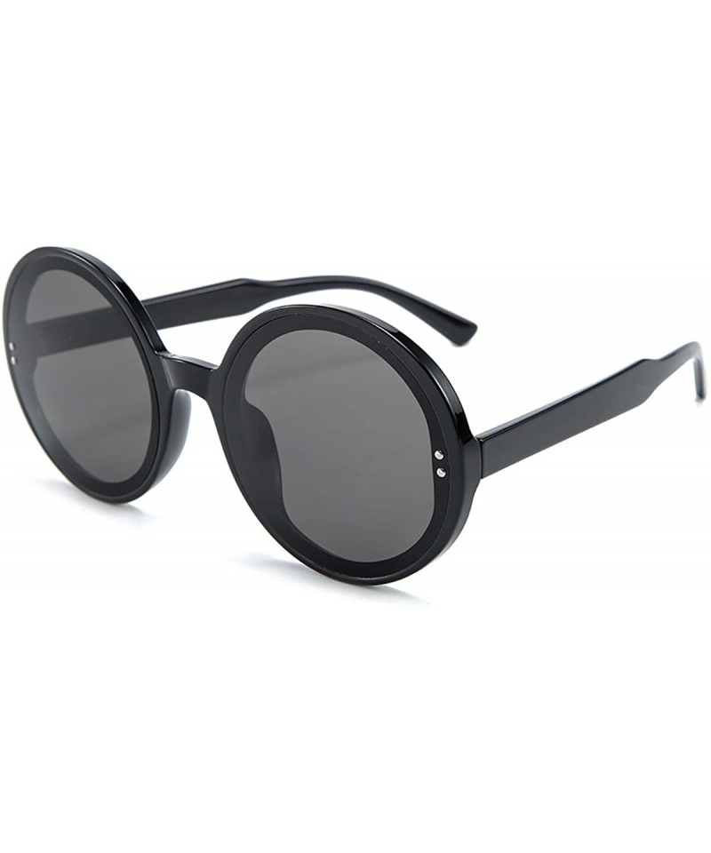 Sport Retro Round Sunglasses Unisex-Fashion Polarized Lens-Sturdy Plastic Frame - A - C4190E0T59O $32.28