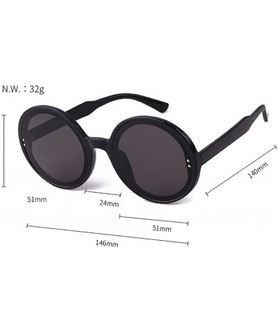 Sport Retro Round Sunglasses Unisex-Fashion Polarized Lens-Sturdy Plastic Frame - A - C4190E0T59O $32.28