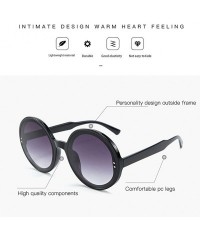 Sport Retro Round Sunglasses Unisex-Fashion Polarized Lens-Sturdy Plastic Frame - A - C4190E0T59O $32.28