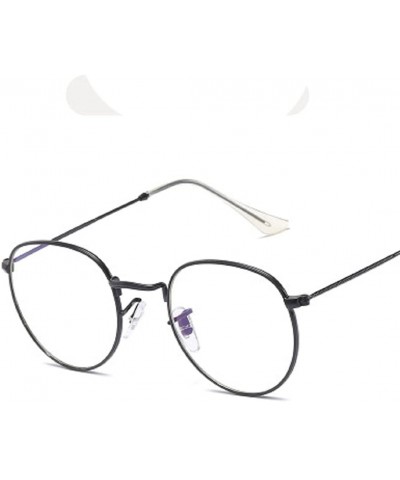Rimless Retro Small Round Women Sunglasses Metal Frame Flat Mirrored Lens Options - 9 - CO18DX0DSOM $9.93