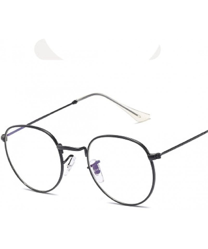 Rimless Retro Small Round Women Sunglasses Metal Frame Flat Mirrored Lens Options - 9 - CO18DX0DSOM $9.93