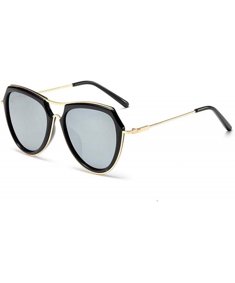 Aviator Women Polarized Sunglasses Fashion Colorful Outdoor Casual Dressing Glasses Lightweight - White - C0198ZTW4CR $33.85