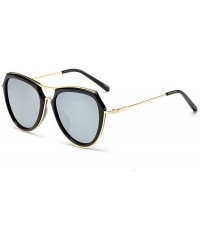 Aviator Women Polarized Sunglasses Fashion Colorful Outdoor Casual Dressing Glasses Lightweight - White - C0198ZTW4CR $61.09