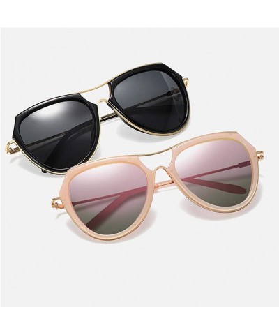 Aviator Women Polarized Sunglasses Fashion Colorful Outdoor Casual Dressing Glasses Lightweight - White - C0198ZTW4CR $33.85