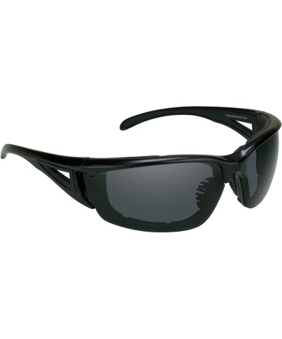 Goggle Motorcycle sunglasses Foam Padded Biker Riding Glasses Large Fit - Smoke - CX188A7KUEA $14.09