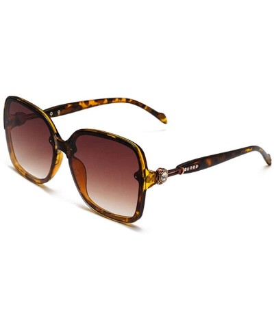 Sport explosion sunglasses gradient decorative glasses Leopard - CP197ZH78LA $34.88