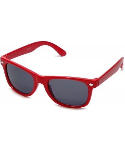 Wayfarer Kids Wayfarer Designer Sunglasses 100% UV Protection LEAD FREE - Red - CA182L9A5HW $18.23