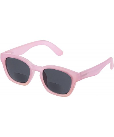 Square Oceans Away Square Bifocal Sunglasses - Pink - CD189SWS0I3 $44.74