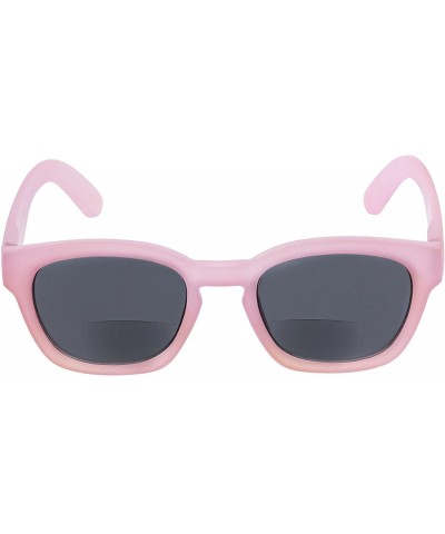 Square Oceans Away Square Bifocal Sunglasses - Pink - CD189SWS0I3 $28.47
