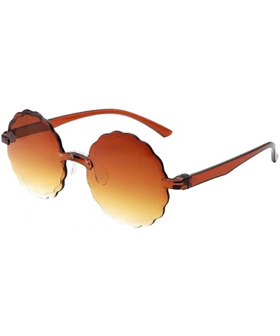 Square Frameless Multilateral Shaped Sunglasses Unisex Sunglasses for Men and Women - G - CD1905AM43R $8.37