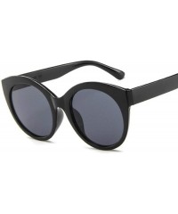Goggle Vintage Pink Cat Eye Sunglasses Women Fashion Mirror Cateye Round Sun Glasses Shades UV400 - Leopard - CV1985C8GZ4 $19.15