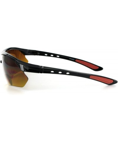 Sport Daredevil Fashion Bifocal Sunglasses w/Wrap-Around Sports Design and Anti-Glare Coating for Active Men - CN115SCN5EZ $8.94