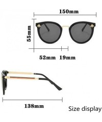 Aviator sunglasses-Fashion UV Protection sunglasses for Men Women vintage glasses retro sunglasses sunglasses round - E - CO1...
