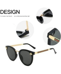 Aviator sunglasses-Fashion UV Protection sunglasses for Men Women vintage glasses retro sunglasses sunglasses round - E - CO1...