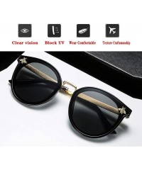 Aviator sunglasses-Fashion UV Protection sunglasses for Men Women vintage glasses retro sunglasses sunglasses round - E - CO1...