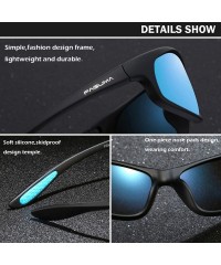 Sport Polarized Sports Sunglasses For Men Cycling Driving Fishing 100% UV Protection - CZ18ZTRYK9X $19.06