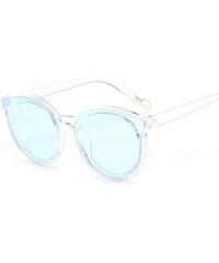 Cat Eye fashion cat eye glasses sunglasses women blue sea sun glasses lady - C1 - C318WZT25DT $45.94