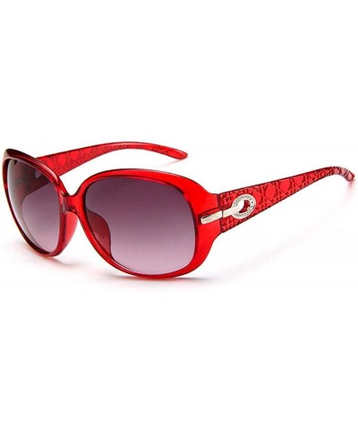 Square Unisex Fashion Square Shape UV400 Framed Sunglasses Sunglasses - Wine Red - C4198CAUX0K $32.81