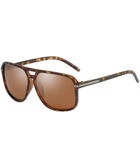 Oversized Ultra Light Men's Polarized Sunglasses Pilot for Men & Women Classic Style for Traveling Driving - C618968WLAR $11.90