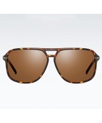 Oversized Ultra Light Men's Polarized Sunglasses Pilot for Men & Women Classic Style for Traveling Driving - C618968WLAR $11.90