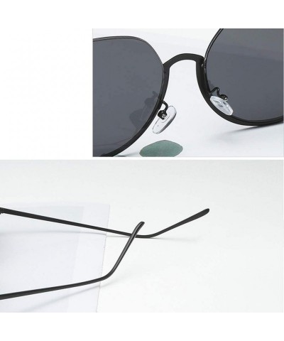 Rimless Men Women Sunglasses Fashion Irregular-shaped Eyeglasses Trendy Vintage Retro Personality Metal Sun Glasses - C3196IX...