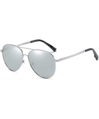 Wrap Sunglasses Polarized Classic Cycling Double Bridge Sunglasses Wrap Around Sun Glasses for Men Women - Grey - CT194I7MYOT...