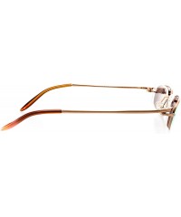 Rimless Optical Eyewear - Modified Oval Shape - Metal Full Rim Frame - for Women or Men Prescription Eyeglasses RX - CF18WC6S...