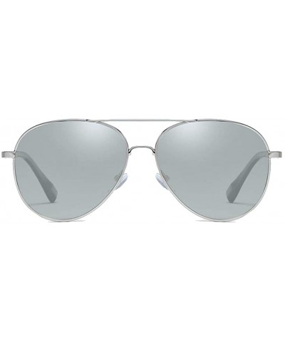 Wrap Sunglasses Polarized Classic Cycling Double Bridge Sunglasses Wrap Around Sun Glasses for Men Women - Grey - CT194I7MYOT...