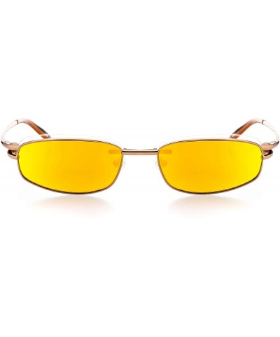 Rimless Optical Eyewear - Modified Oval Shape - Metal Full Rim Frame - for Women or Men Prescription Eyeglasses RX - CF18WC6S...