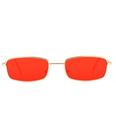 Semi-rimless Personality Women's Jelly Sunshade Sunglasses Integrated Candy Color Glasses Frame Trend Sunglasses Eyewear - Re...