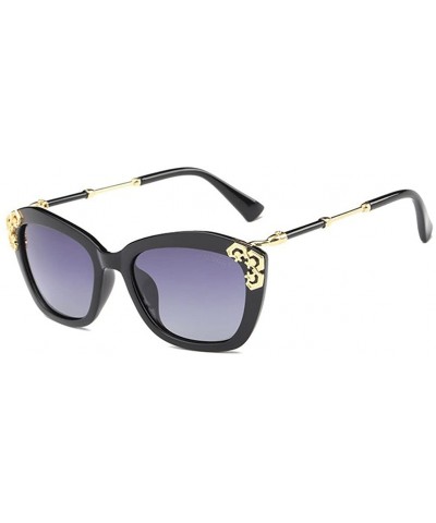 Butterfly Women's Sunglasses Driving Glasses Polarized Sunglasses - Black Color - CI18G6WUTU9 $35.31