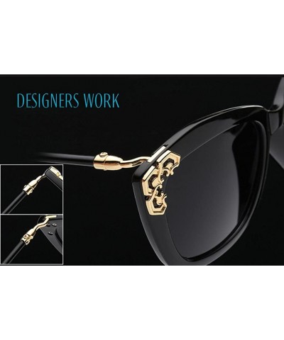 Butterfly Women's Sunglasses Driving Glasses Polarized Sunglasses - Black Color - CI18G6WUTU9 $35.31