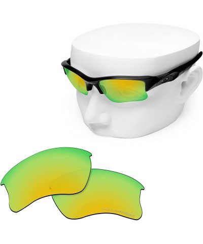 Shield Replacement Lenses Compatible with Flak Jacket XLJ Sunglass - 24k Polycarbonate Combine8 Polarized - CD18DYRCE9G $28.38