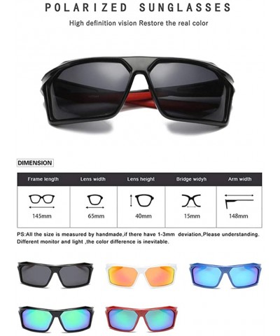 Oversized Sunglasses Polarised glasses Driving Activities - Color 1 - C318QWSOG7N $9.02