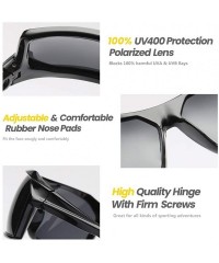 Oversized Sunglasses Polarised glasses Driving Activities - Color 1 - C318QWSOG7N $9.02