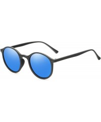 Oval Night Vision Polarized Sunglasses Men Women Small Round Goggles Sun Glasses Driver Driving UV400 Eyewear - Yellow - CZ19...