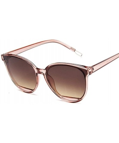 Cat Eye Vintage Cat Eye Sunglasses Women New Lovely Sun Glasses For Ladies Cute Sexy Cool Retro Uv400 - Brown - C1198XSML7H $...