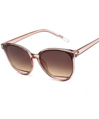 Cat Eye Vintage Cat Eye Sunglasses Women New Lovely Sun Glasses For Ladies Cute Sexy Cool Retro Uv400 - Brown - C1198XSML7H $...