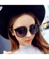 Round Round Glasses Oversized Sunglasses Women Brand Designer Luxury Womens Eyeglasses Big - 3 - C818W5EN97X $27.71