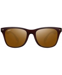 Wrap Coating Eye Men Wood Bamboo Women Printed Wrap 52MM Sunglasses - C9 No Logo - CJ18M3NRNRQ $26.34