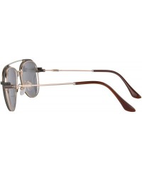 Goggle Anti Blue Light Hyperopia Glasses with Polarized Clip-on Sunglasses-LH3039 - C2 Gold - CJ18UDTLQ94 $33.42