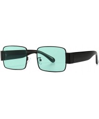 Square Square Polarized Sunglasses for Men Womans UV400 - C6 Blcak Gray - CG198EA9CU3 $13.00