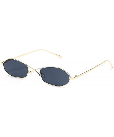 Aviator 2019 new sunglasses - women's sunglasses fashion small box sunglasses - B - CV18S70C2EY $39.17