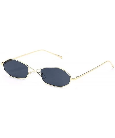 Aviator 2019 new sunglasses - women's sunglasses fashion small box sunglasses - B - CV18S70C2EY $75.33