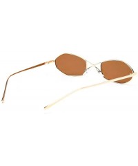 Aviator 2019 new sunglasses - women's sunglasses fashion small box sunglasses - B - CV18S70C2EY $77.34