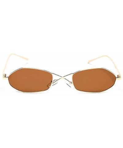 Aviator 2019 new sunglasses - women's sunglasses fashion small box sunglasses - B - CV18S70C2EY $77.34